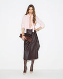 Camasa ELISABETTA FRANCHI, Cotton shirt with sashes