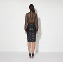 Camasa ELISABETTA FRANCHI, with micro-polka dot print, Negru