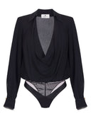 Body ELISABETTA FRANCHI,VISCOSE GEORGETTE BODYSUIT