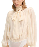 Top ELISABETTA FRANCHI, women's shirt Butter