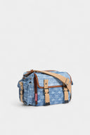 Geanta DSQUARED2 Monogram Crossbody. Blue