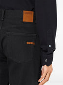 Jeans Zegna, Roccia, Slim Fit, Cotton, Straight Leg, Black