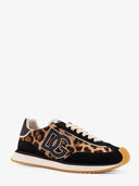 Sneakers DOLCE & GABBANA, Suede sneakers with animal print