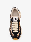Sneakers DOLCE & GABBANA, Suede sneakers with animal print