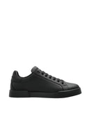 SNEAKERS DOLCE & GABBANA, Portofino Design, Simple, Full  Black