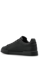 SNEAKERS DOLCE & GABBANA, Portofino Design, Simple, Full  Black