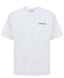 Tricou MARCELO BURLON, Multicolor Logo Brodat, Alb