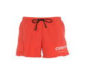 Short MARCELO BURLON, Insertie logo, Rosu