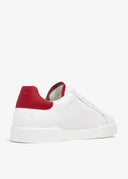 SNEAKERS DOLCE & GABBANA, Portofino, Red, Logo Perforat