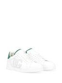 Sneakers DOLCE & GABBANA, White Portofino, Logo perforat