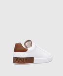 SNEAKERS DOLCE & GABBANA ,Calfskin Portofino, White