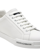 SNEAKERS DOLCE & GABBANA, Portofino, Black Logo, Full White