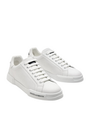 SNEAKERS DOLCE & GABBANA, Portofino, Black Logo, Full White