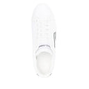 SNEAKERS DOLCE & GABBANA, Calfskin Portofino, Black Details, White