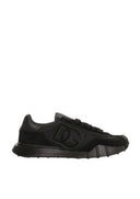 Sneakers DOLCE & GABBANA, DG Athletic sneakers in fabric and calfskin, All black