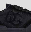 Sneakers DOLCE & GABBANA, DG Athletic sneakers in fabric and calfskin, All black