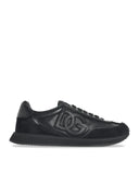 Sneakers DOLCE & GABBANA, CUSHION BLACK LEATHER SNEAKERS