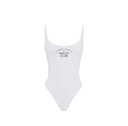 COSTUM DE BAIE ELISABETTA FRANCHI, One Piece, Black Logo Print, White