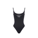 COSTUM DE BAIE ELISABETTA FRANCHI, One Piece, White Logo Print, Black