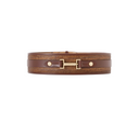 CUREA ELISABETTA FRANCHI,  Jewel Logo, Raffia, Brown