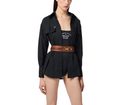 CUREA ELISABETTA FRANCHI,  Jewel Logo, Raffia, Brown