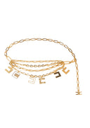 Curea ELISABETTA FRANCHI, Belt With Welded Chains