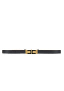 Curea ELISABETTA FRANCHI,  Leather belt with logo buckle