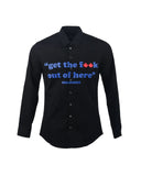 Camasa DSQUARED2, Text Print, Black