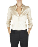 Camasa Dsquared2, Logo argintiu, Cream
