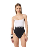 Costum de baie ELISABETTA FRANCHI, Lycra swimsuit with logo