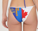Slip Costum de Baie DSQUARED2, Blue Sea, Tricolour print