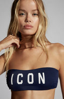 Sutien Costum de Baie DSQUARED2 -Icon Bandeau Bikini Top