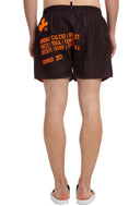 Short DSQUARED2, Insertie orange fata spate