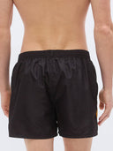 Short DSQUARED2, logo print, Negru