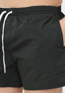 Short DSQUARED2, Insertie logo, Negru