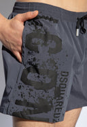 Short DSQUARED2, Insertie Icon Neagra