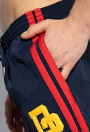 Short DSQUARED2, NAVY BLUE, Insertie logo