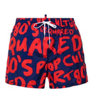 Short DSQUARED2, Insertie Icon Red