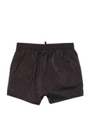 Short DSQUARED2, logo-print swim shorts