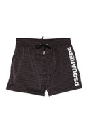 Short DSQUARED2, logo-print swim shorts