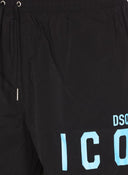 Short DSQUARED2, Insertie Icon Albastra
