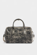Geanta DSQUARED2, D2 Craked Leather Duffle, Vintage Black