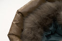 Geaca ALPHASTYLE Kudu Hooded Fur Jacket – Khaki