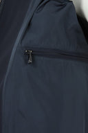 GEACA CORNELIANI, quilted hooded jacket, Navy blue