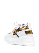 SNEAKERS VERSACE, Chain Reaction, Baroque Print, White