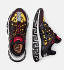Sneakers Versace Trigreca, Negru Auriu, Barbati