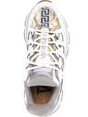 Sneakers Versace Trigreca, Alb Gri 1004182D16TCGD014H