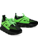 SNEAKERS VERSACE, Chain Reaction Black Green