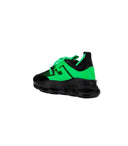 SNEAKERS VERSACE, Chain Reaction Black Green