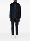 Bluza Zegna, Jersey Polo, Navy Blue
